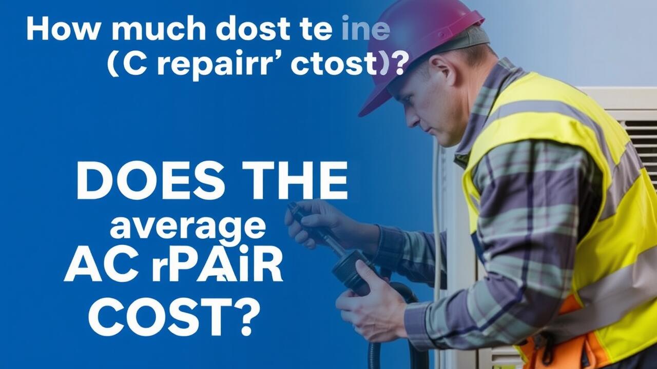 How much does the average AC repair cost?