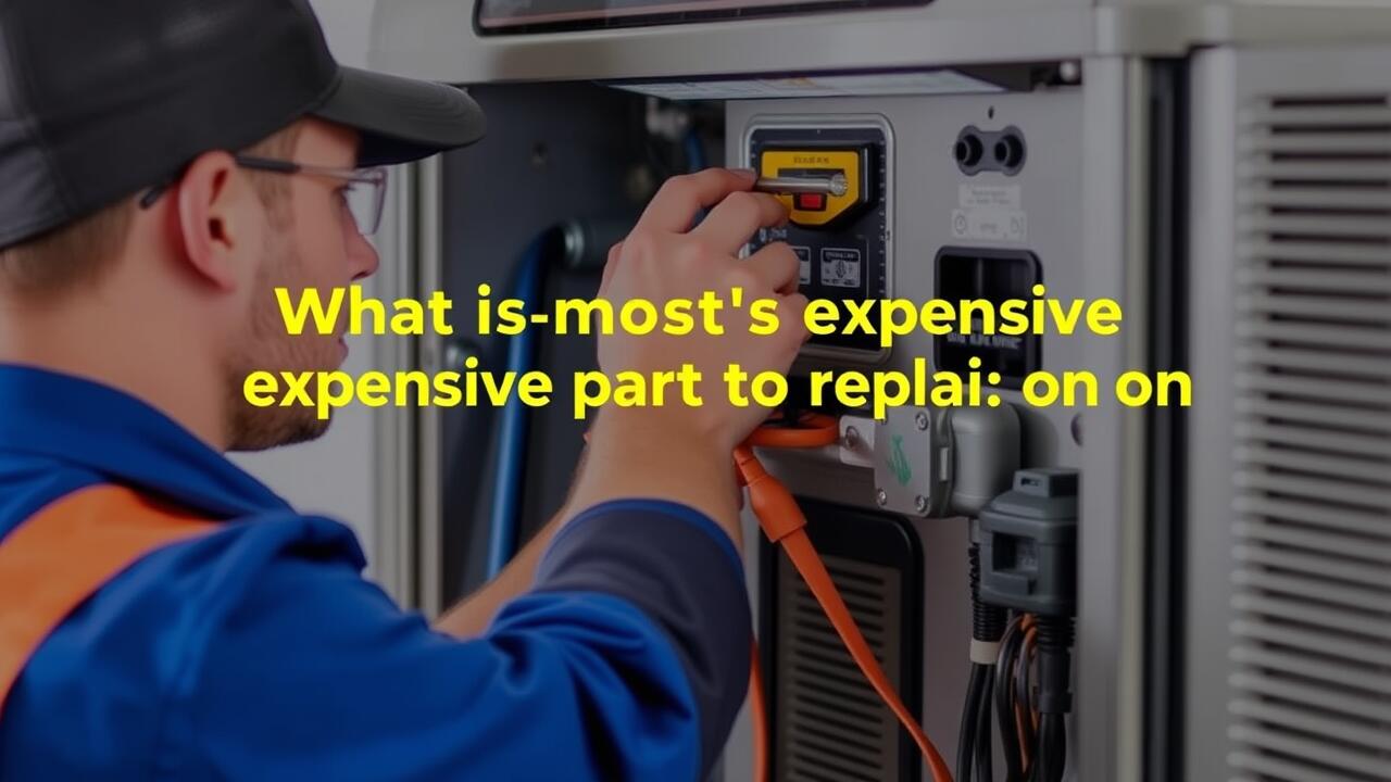 What is the most expensive part to replace on an AC unit?
